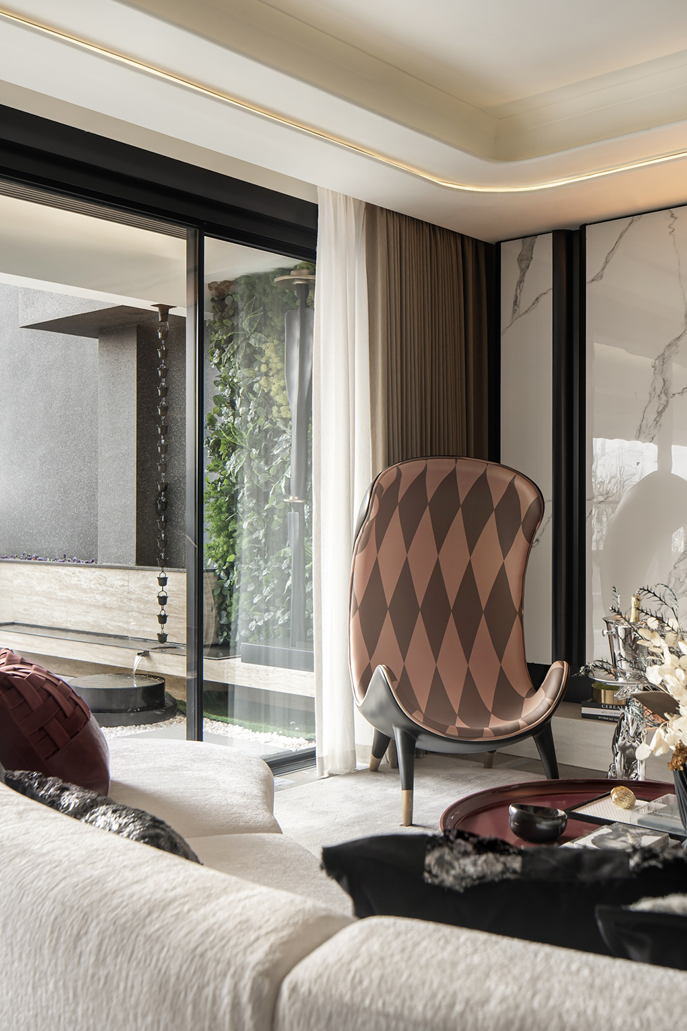 孝感九烨鼎观如院小区大堂,样板间丨中国孝感丨太谷形上-24