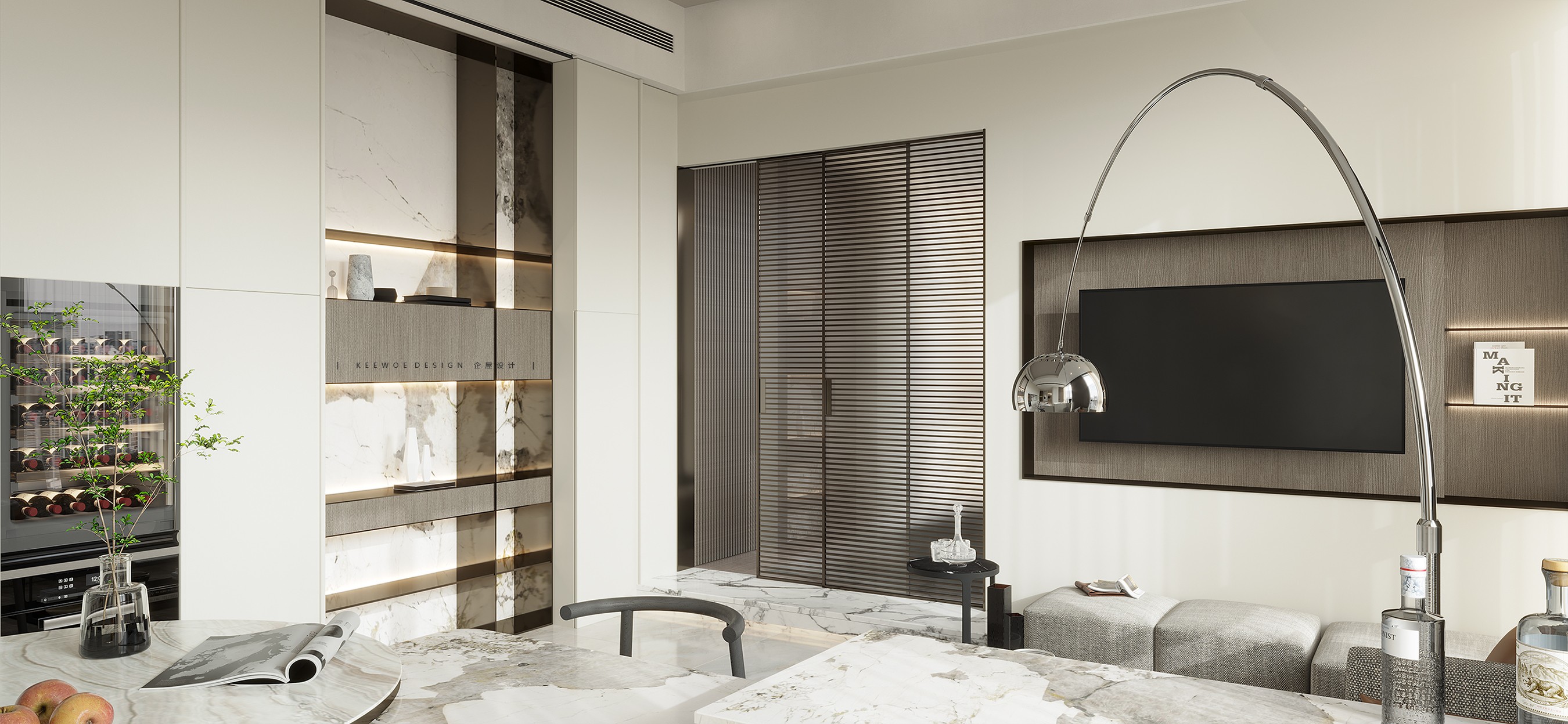 简约舒适，品质生活的平层企屋设计案例-3