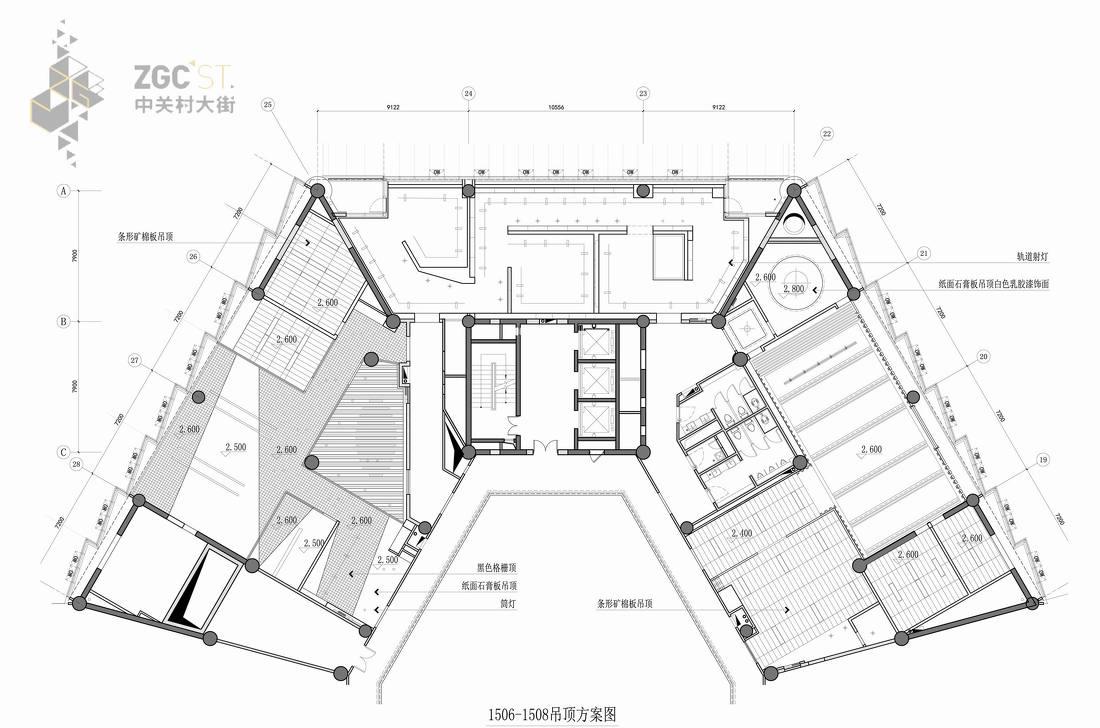 
中关村国际创新大厦15层办公室设计 -5