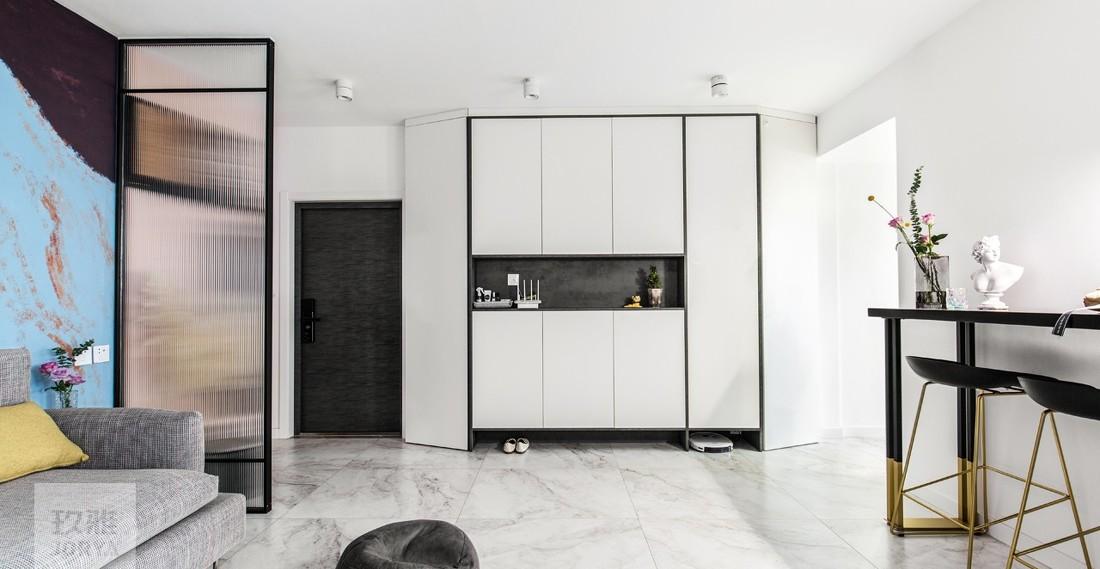 69 平米两居室收纳改造,打造轻奢生活空间-42