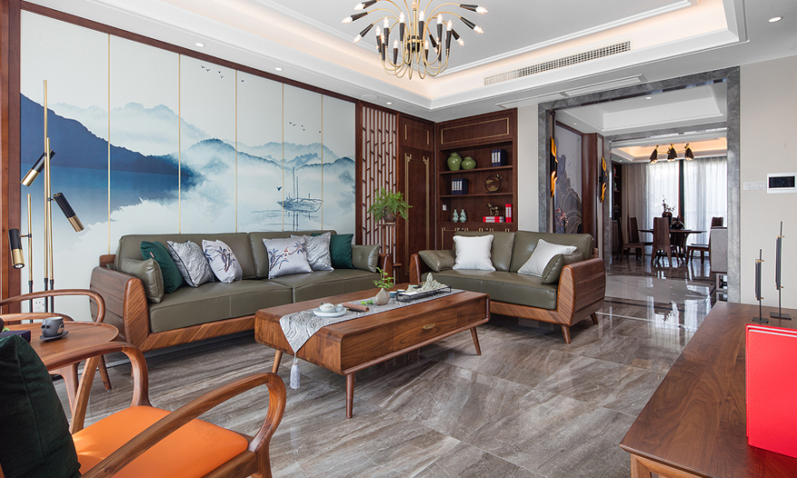 禅意新中式 | 丽水望京园清雅空间-8