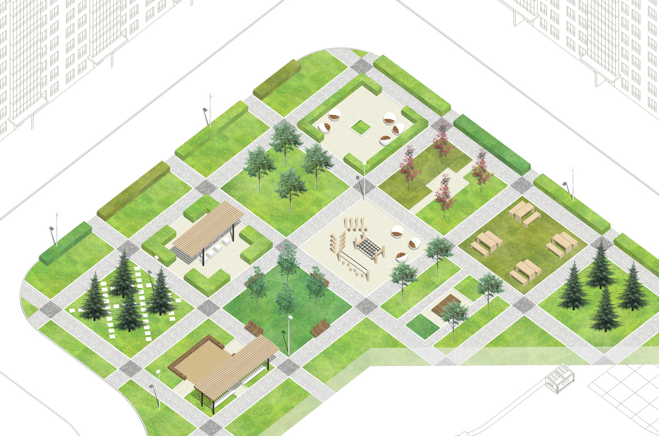 “Новомолоково” 第二阶段舒适级住宅综合体景观设计丨俄罗斯莫斯科丨Megabudka 建筑事务所-30