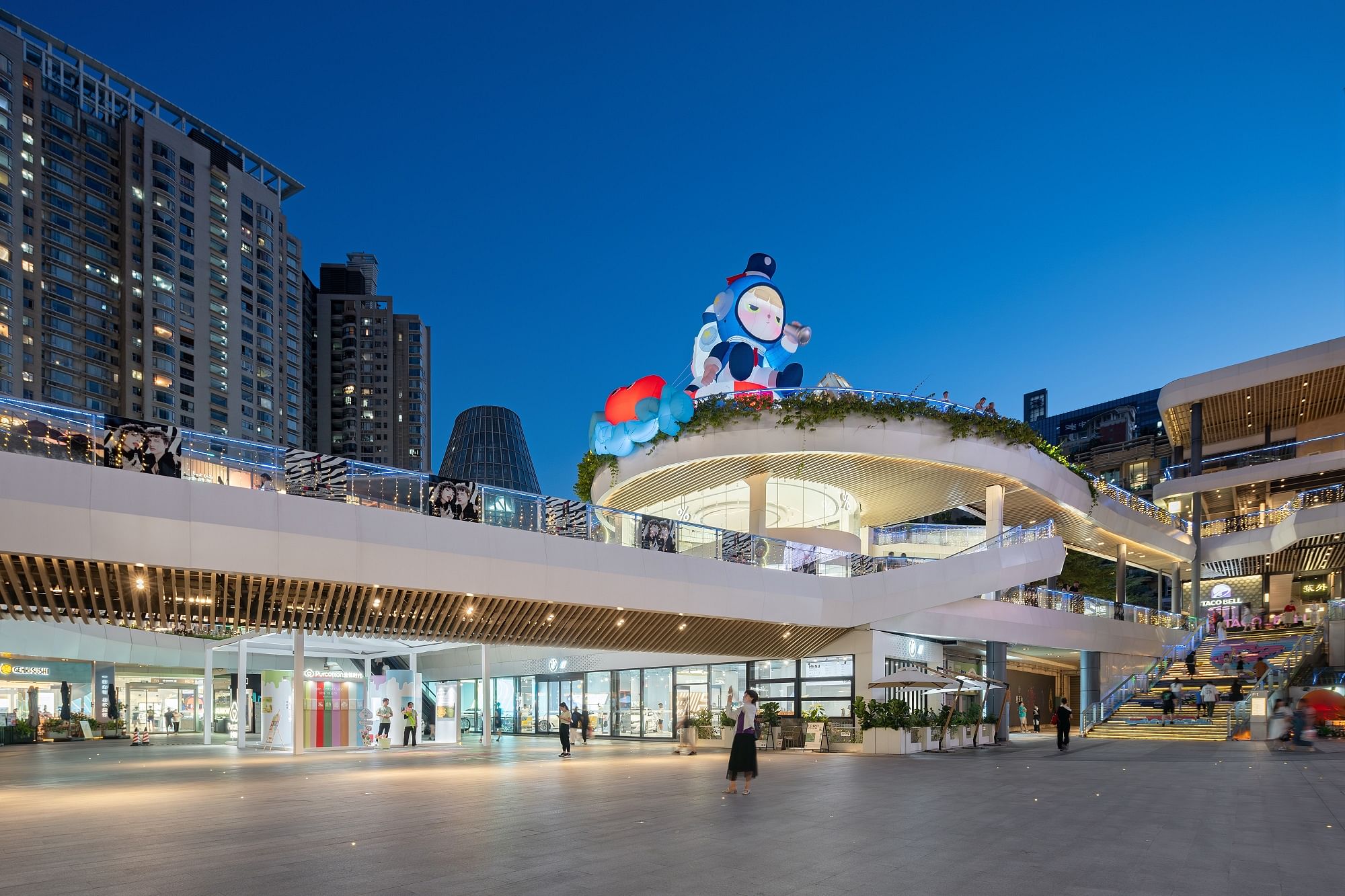 福田 CBD 混合商业公园焕新项目丨中国深圳丨Aedas-63