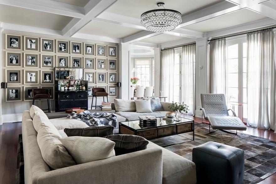 新泽西山区湖泊私人住宅,法式艺术装饰风格融合-59