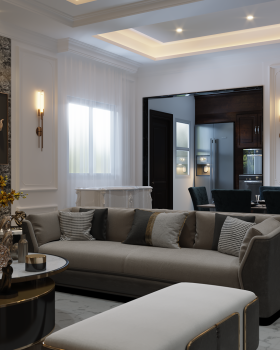 Interior design for a villa in Sheikh Zayed City 2022