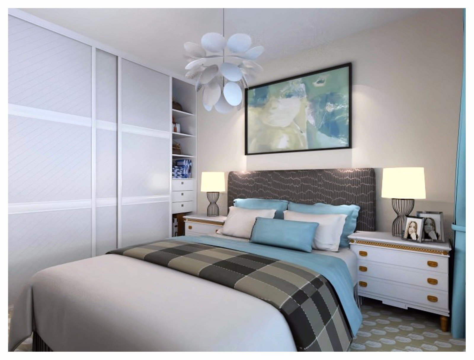 现代时尚单身公寓设计-6