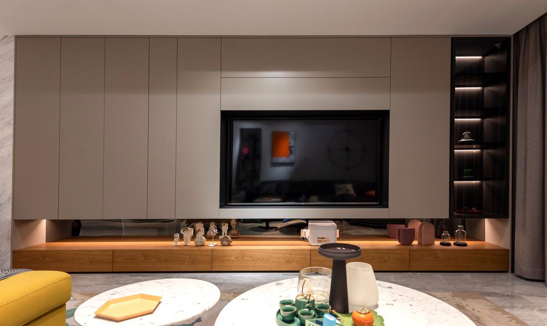 现代简约大平层，亲子共享空间设计-34