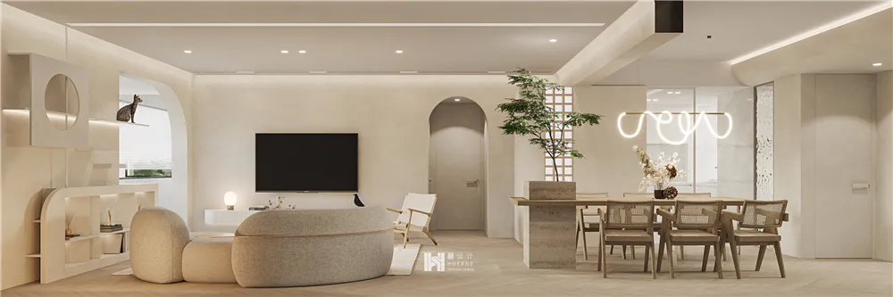 光木为引,探索侘寂风居所的温柔浪漫丨中国上海丨赫设计-51