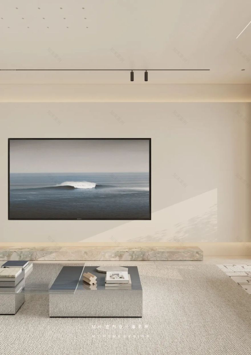 【首发】MH设计新作:自由·归属▏当代豪宅的极简艺术,让生活更有腔调-50