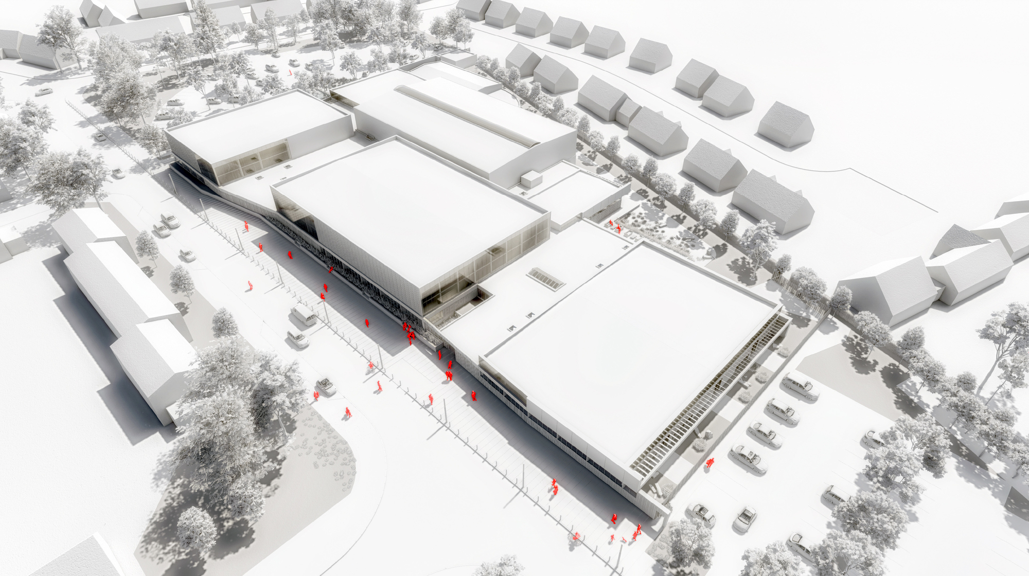 Wavrin 体育中心扩建项目丨法国丨ANAA Architectes-17