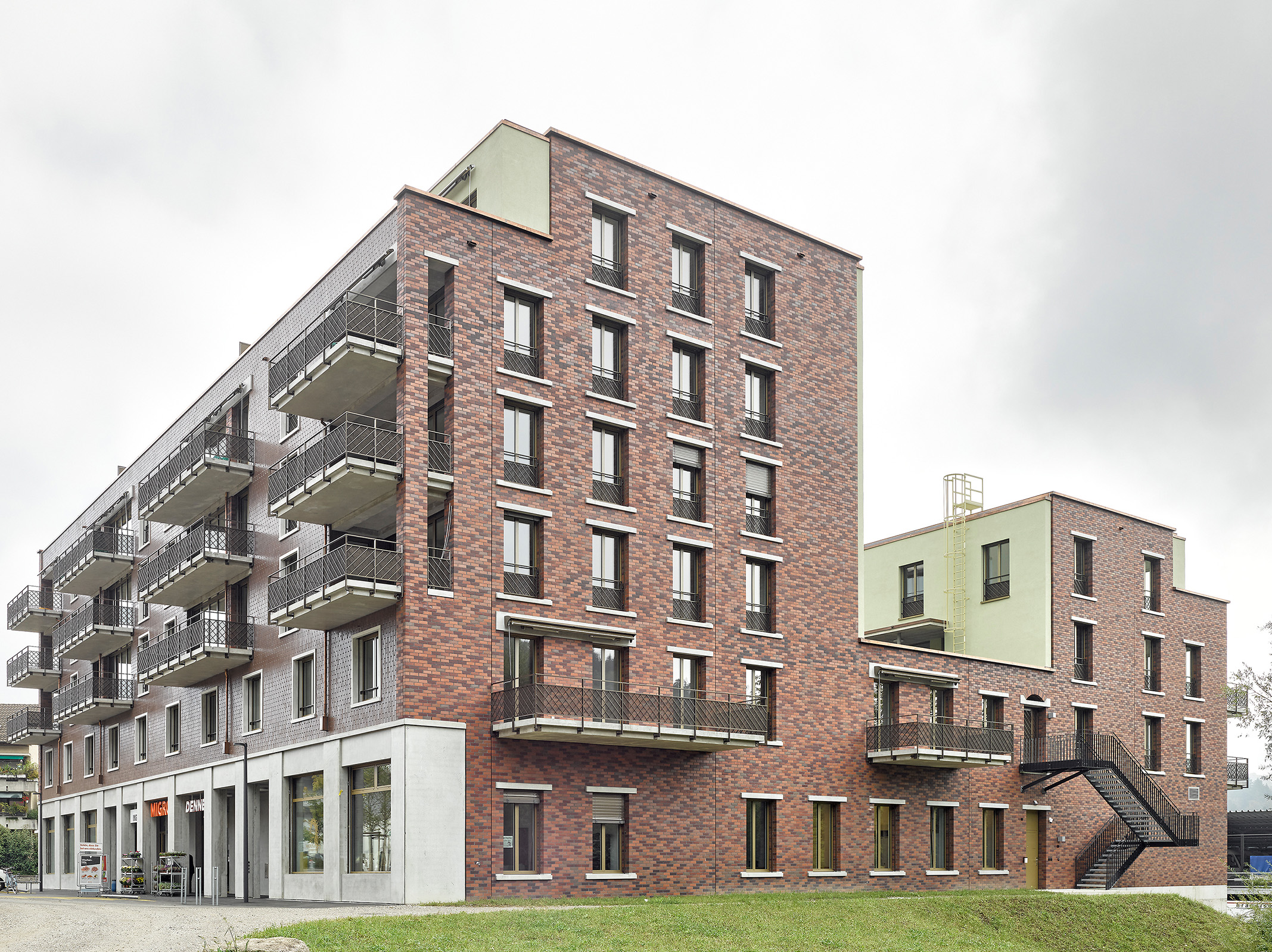 Dättnau Ziegeleiplatz 住宅区丨瑞士丨Fischer Architekten AG-10