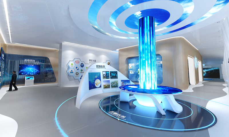 海南清水湾国际信息产业园科技风展厅设计-23