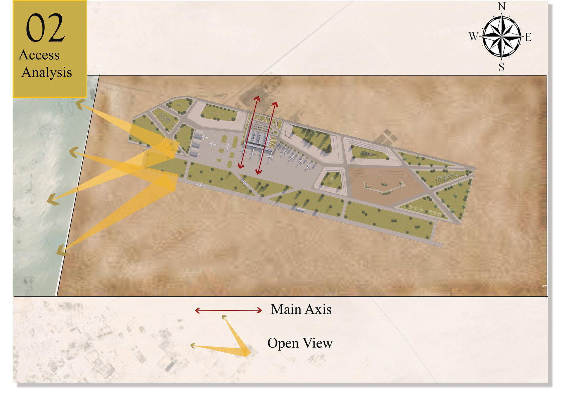 Domestic Airport in south sinai " Graduation Project"-30