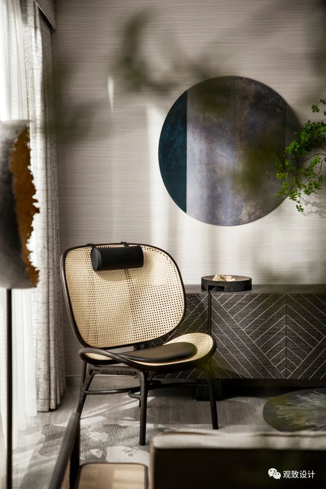 观致设计 | 中山映月台样板间：山水雅韵，淡墨写意-28