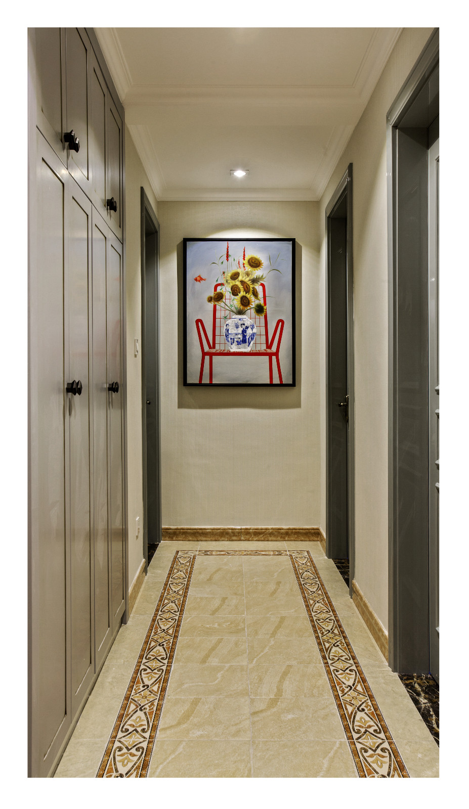 浙江宁波白金湾美式混搭风格两居室设计-9