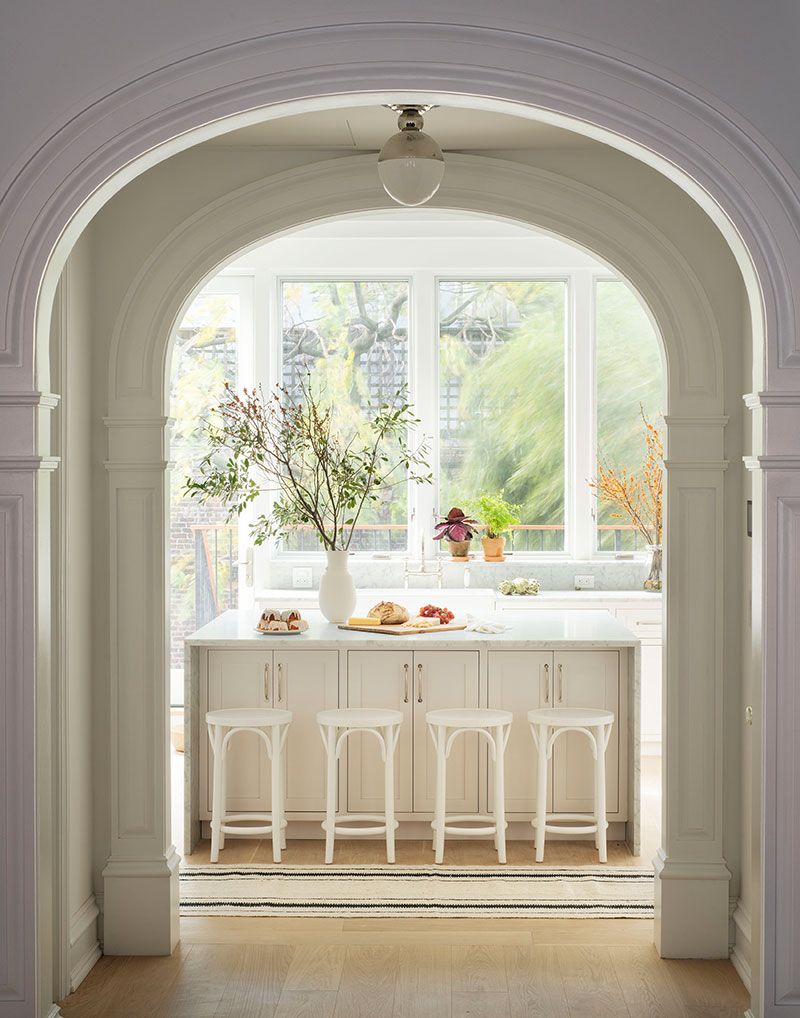 布碌仑镇屋的雪白室内设计-9