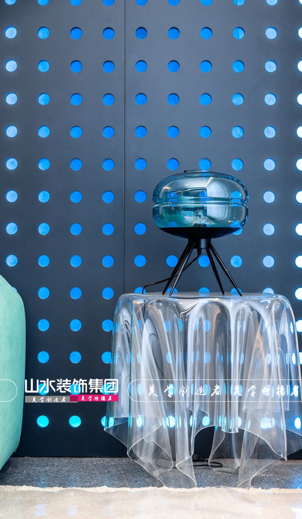 赛博朋克山水 S200 样板间丨山水空间装饰-17