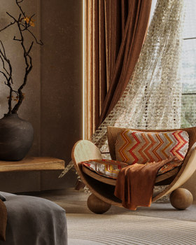 Organic Silhouette卧室设计丨埃及开罗丨Prismatic Pillares Design Lab