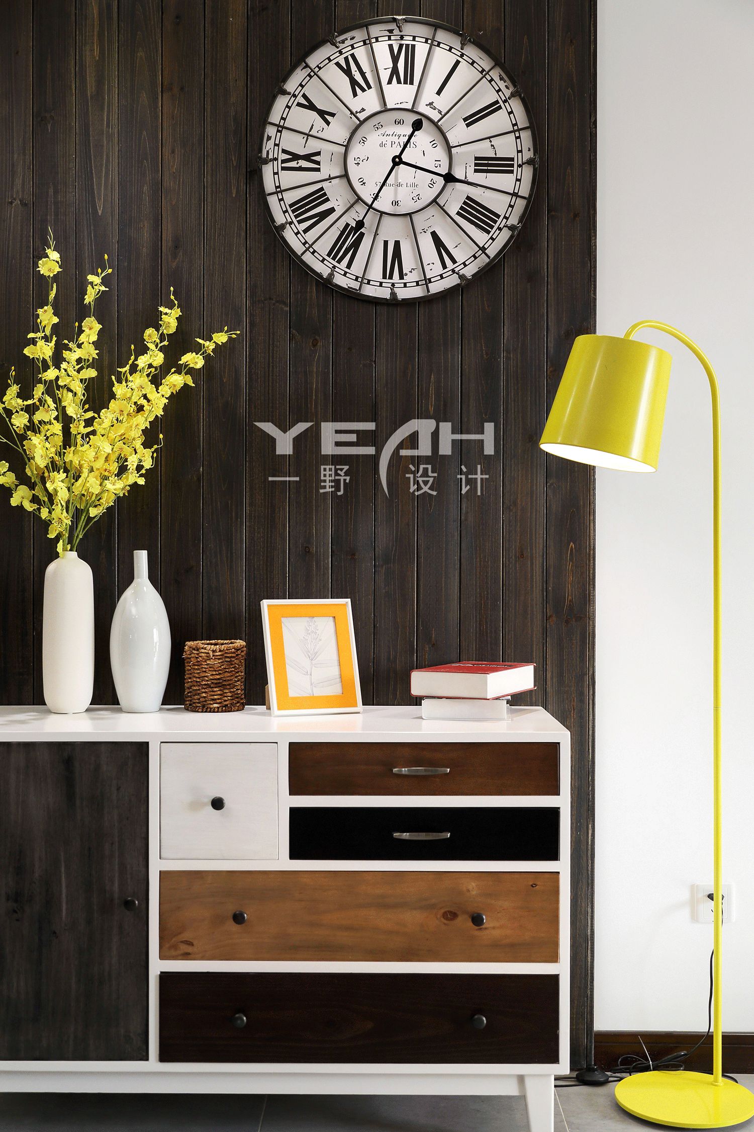 锦泽花园 120㎡简约美式,红砖元素打造温馨空间-4