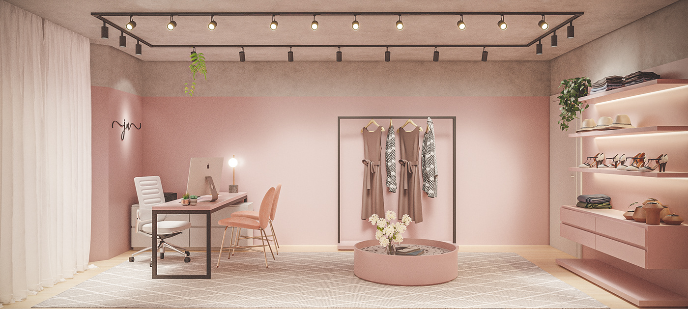 巴西 Ju Store 时尚服装店设计丨Rachel Naves-3