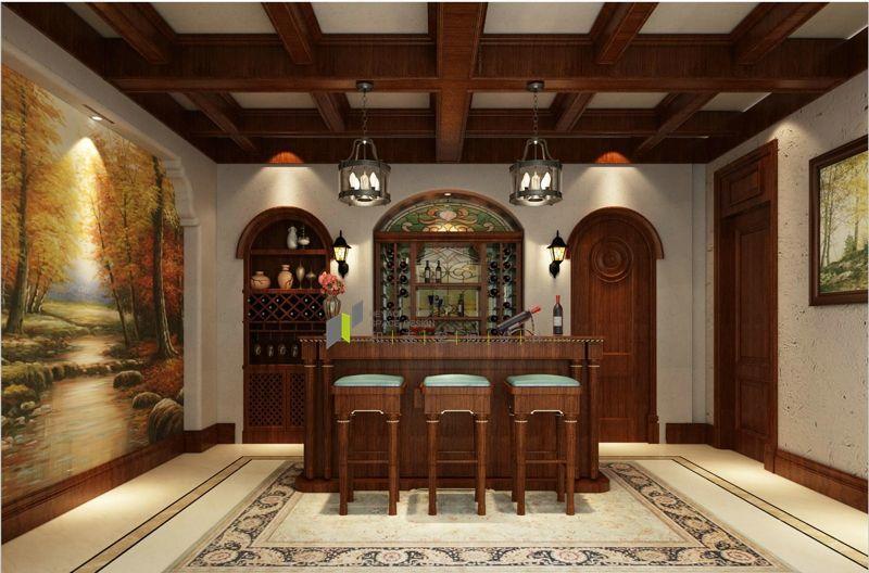 济南华润仰山别墅美式风格装修案例赏析-8