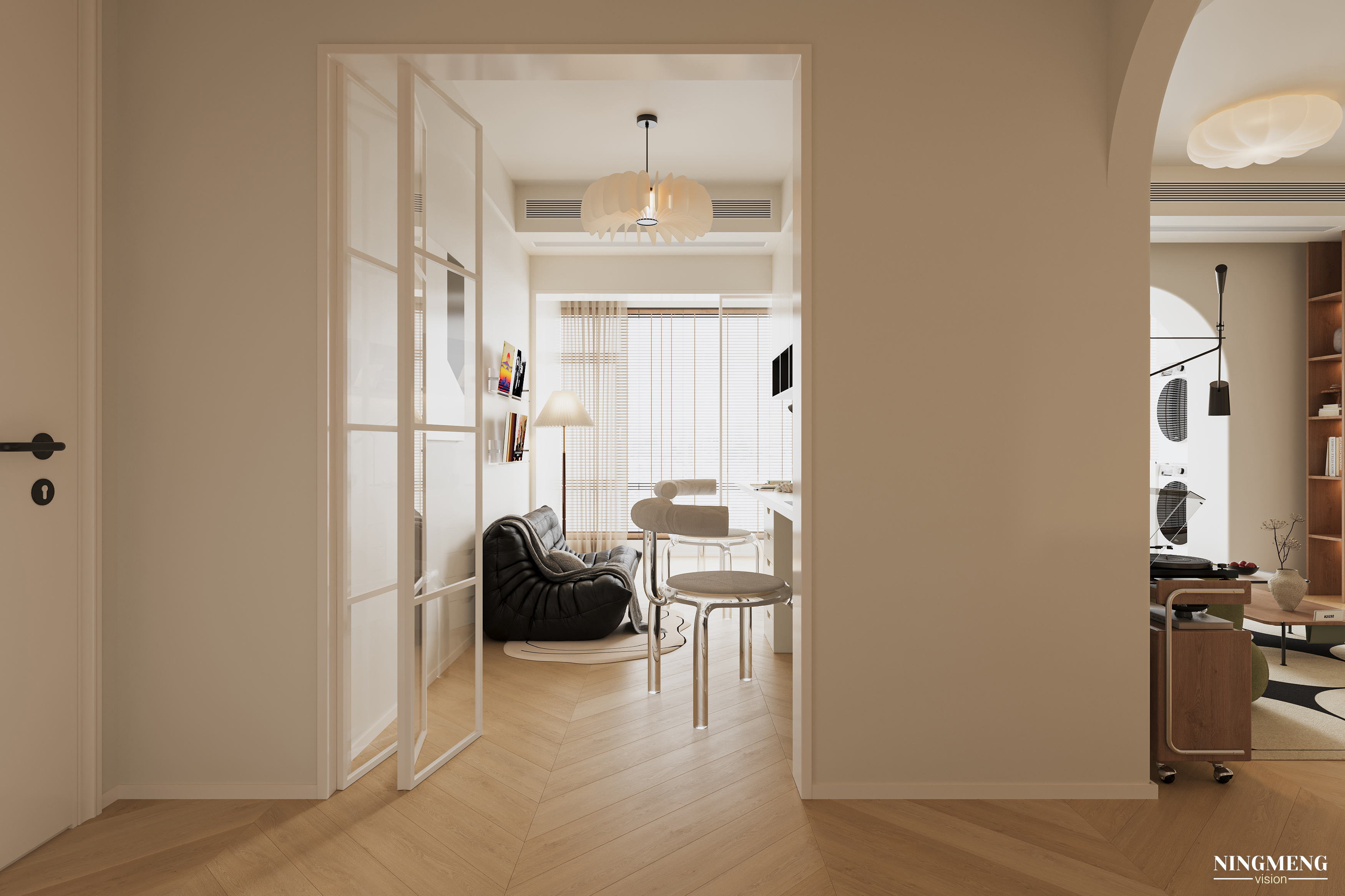 奶油风室内设计-6