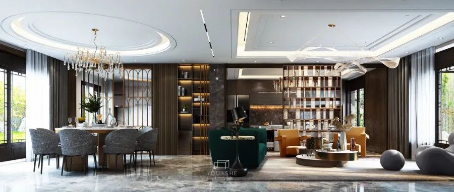 复古绿雅家居设计丨中国上海丨由舍空间设计-73