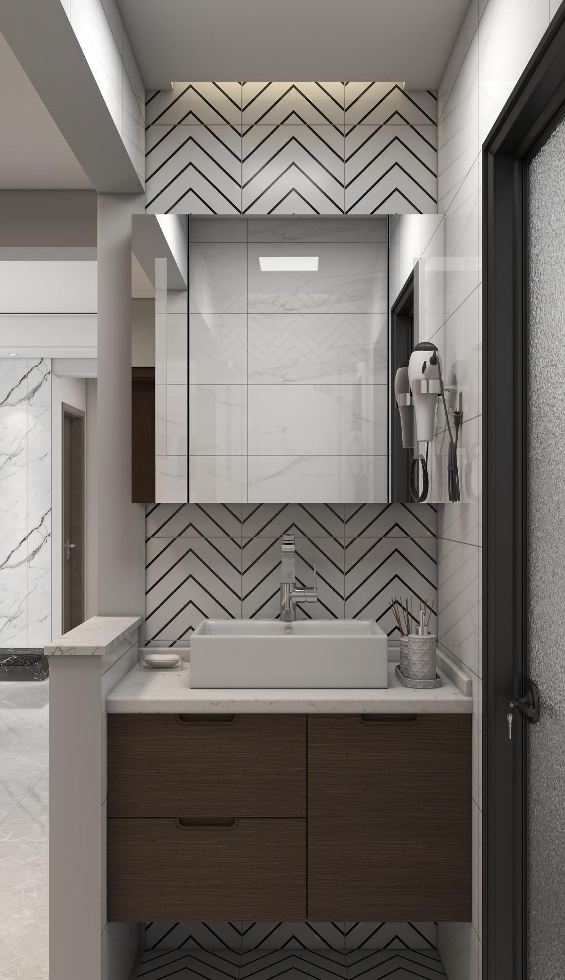 现代简约三居室设计-11