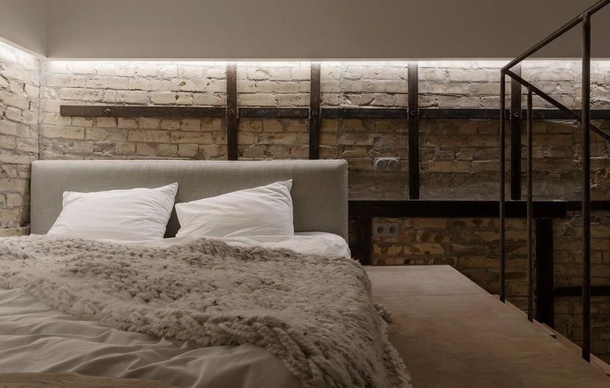 乌克兰 41㎡工业风 Loft,个性与实用兼具-58