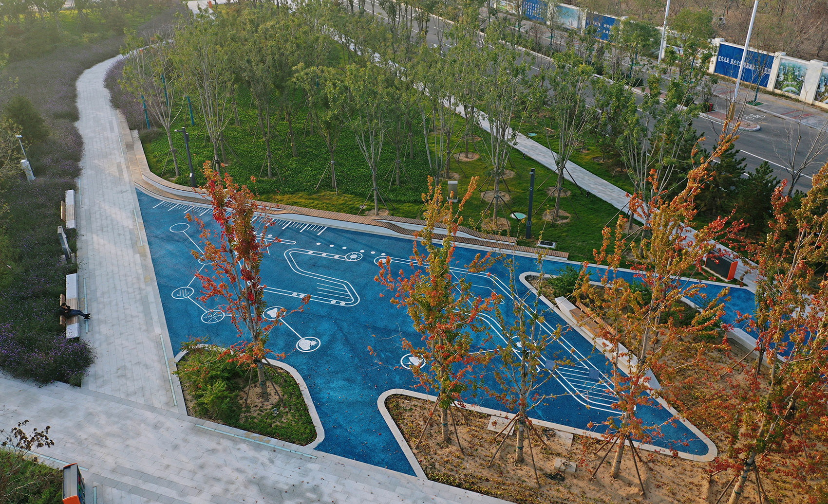 唐山市京唐大道中央绿轴景观-17