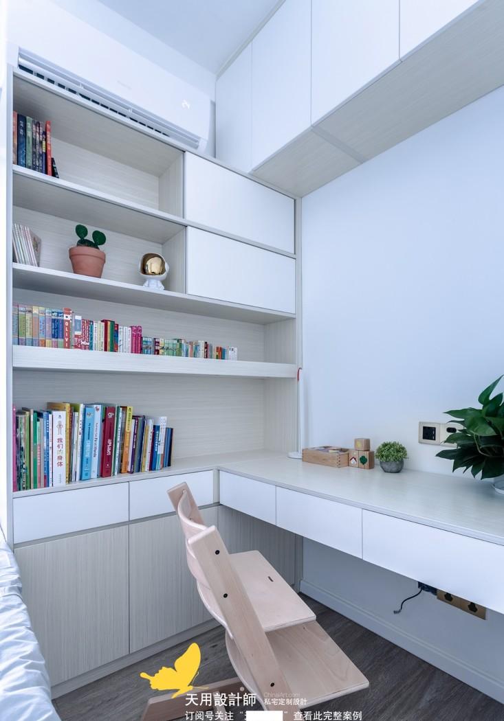 北欧现代简约风,两房改三房的实用与颜值在线设计-48