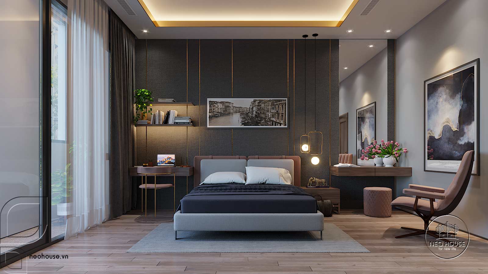 现代三层别墅设计案例,美观实用兼具-19