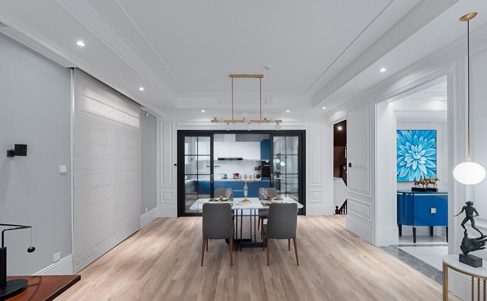 北京奥北别墅区叠拼别墅 | 美式宁静舒适，中式书房浪漫灵动-12