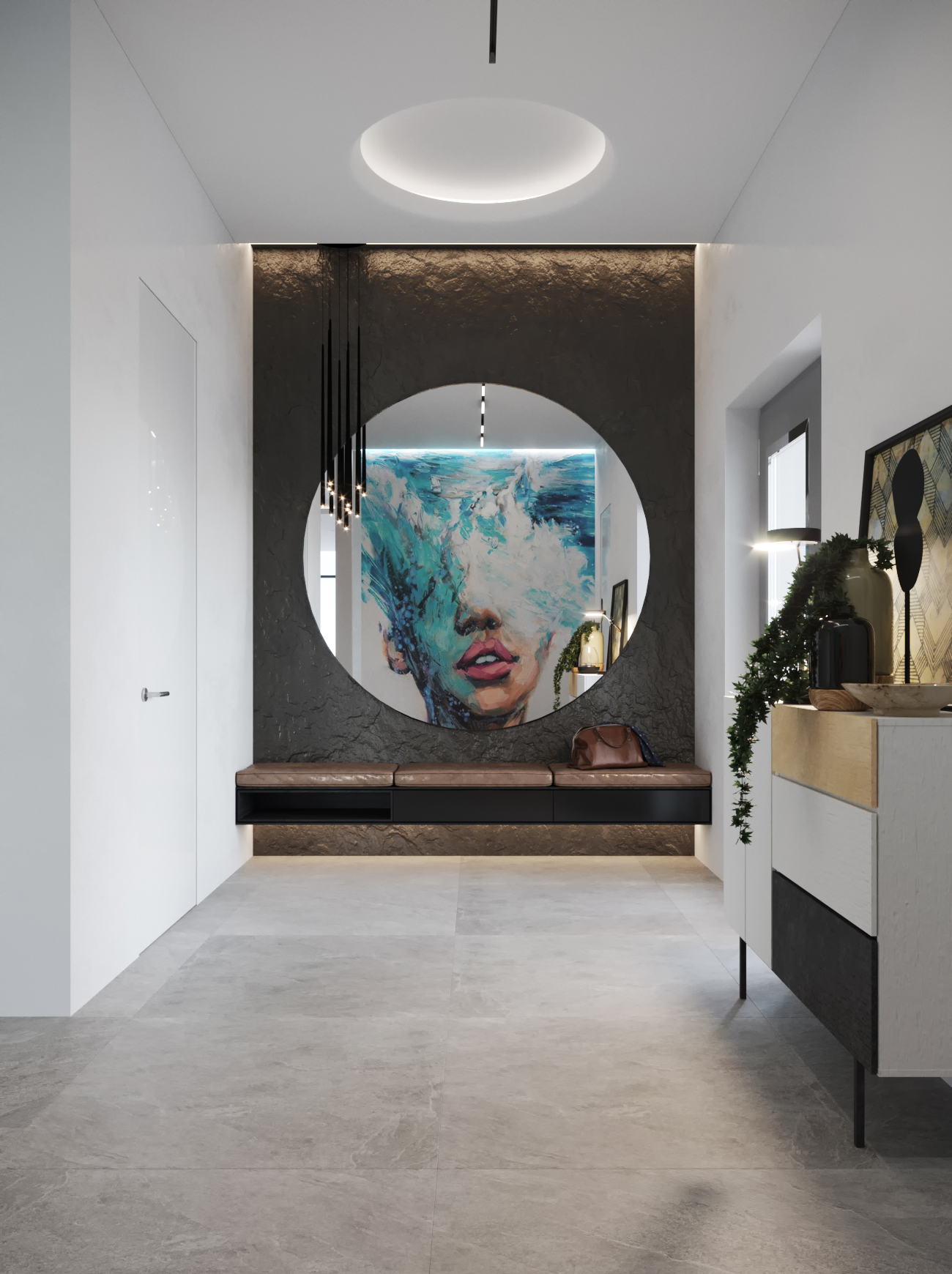 Interior in the house "Cold steel"-7