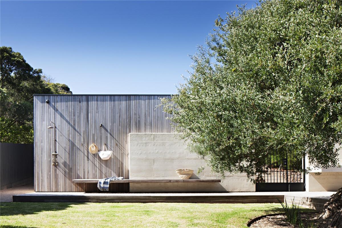 与树木交织的板筑小屋丨澳大利亚-8