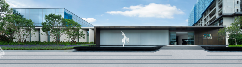 连接自然的盒子 | 卓越•旭辉江屿海城市艺术展厅-0