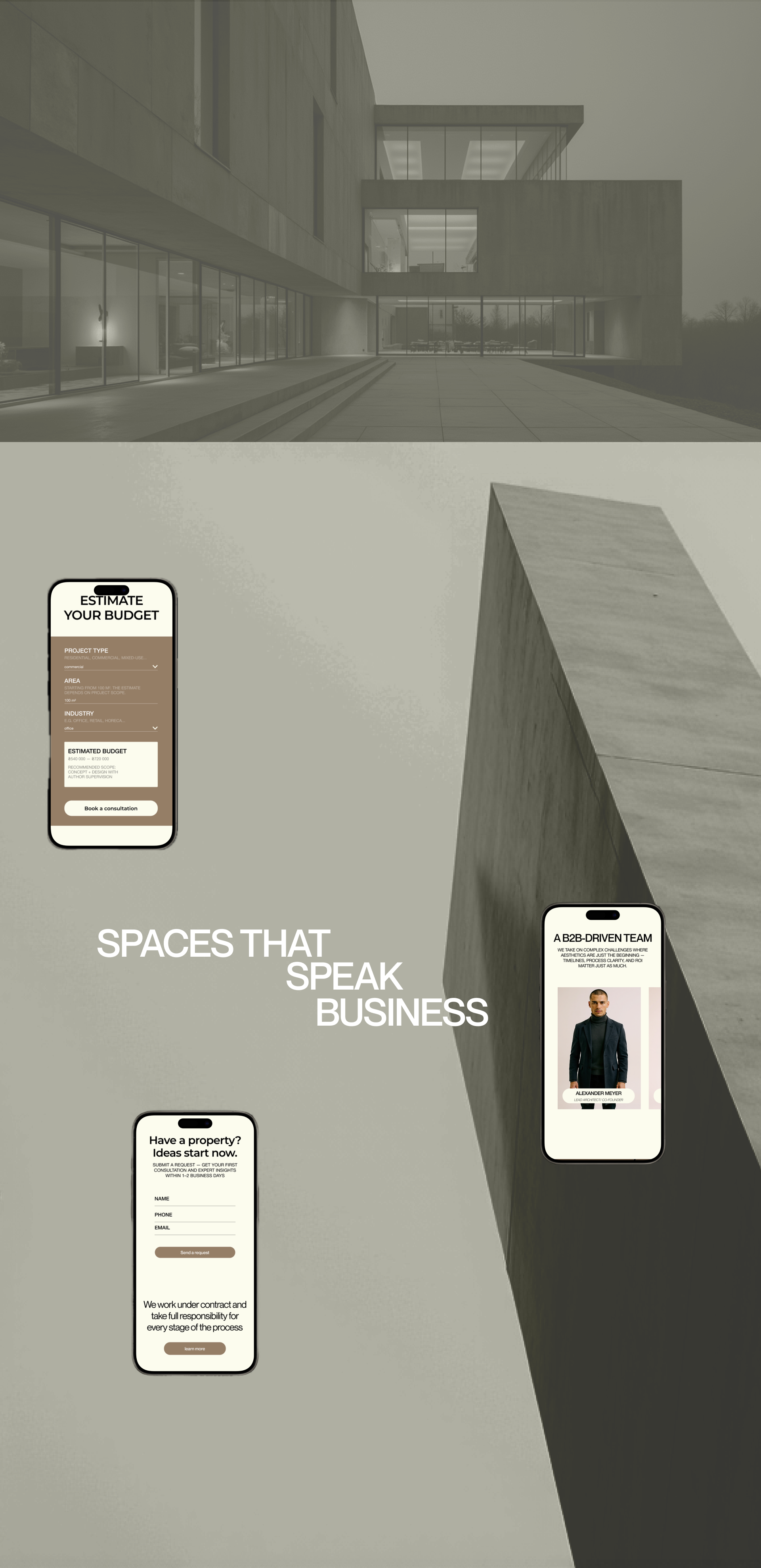 ARQO/ B2B Architectural studio website-3