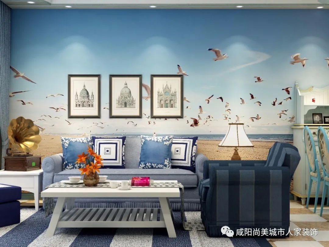 浪漫地中海风格,自然纯美的家居设计-11