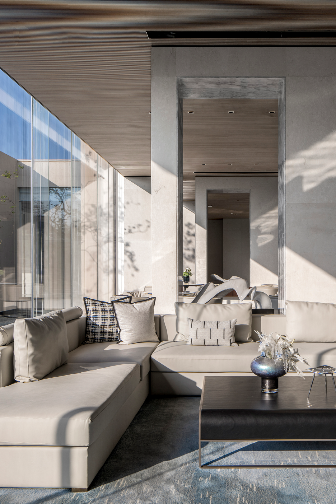   明德设计丨无锡招商雍荣府售楼部  室内设计  丨中国无锡-50