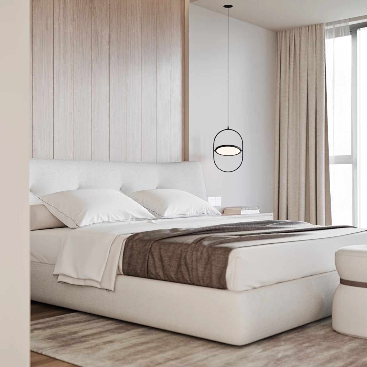 现代暖色调温馨感十足的家装-26