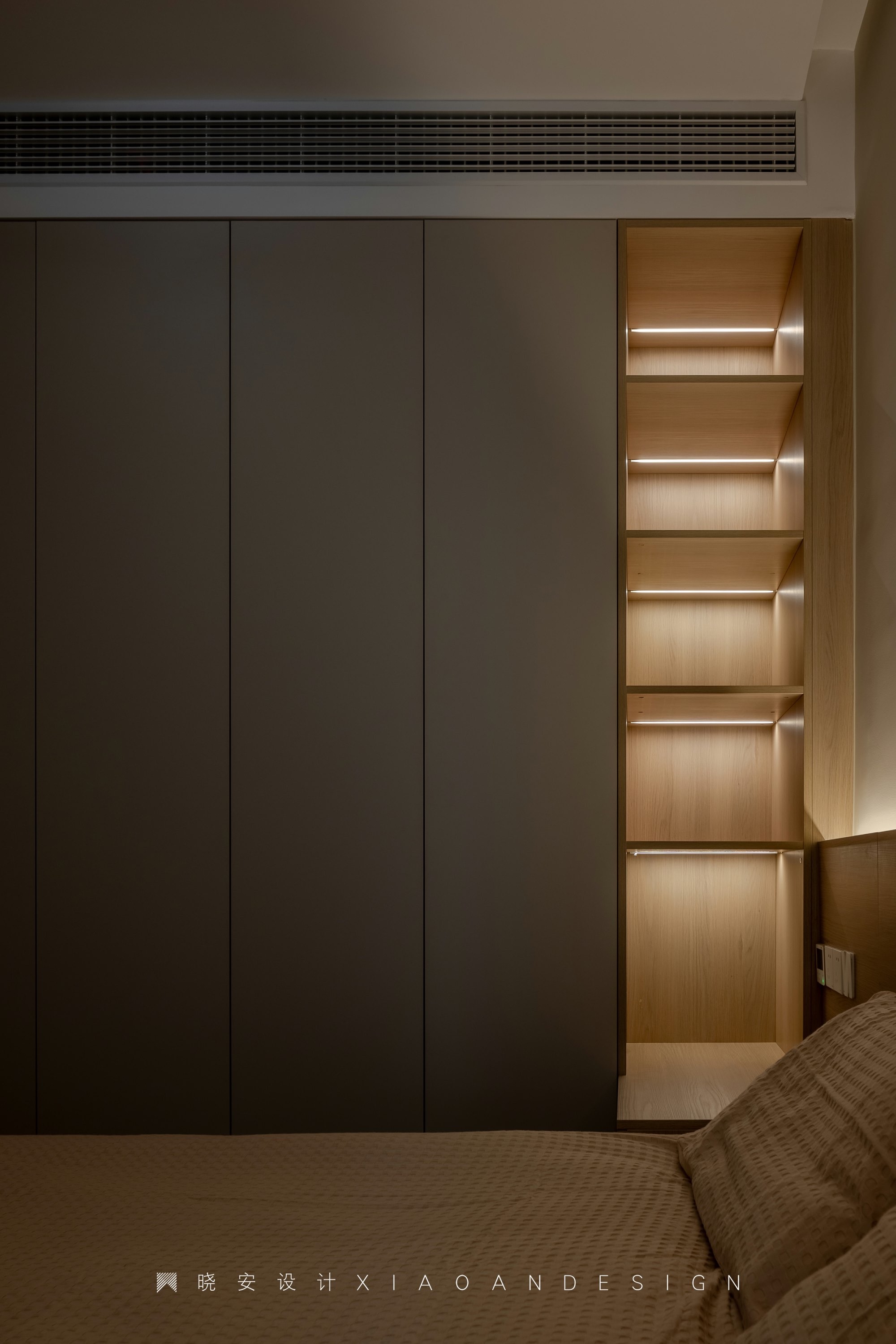 木元素+奶油质感的家丨晓安设计-37