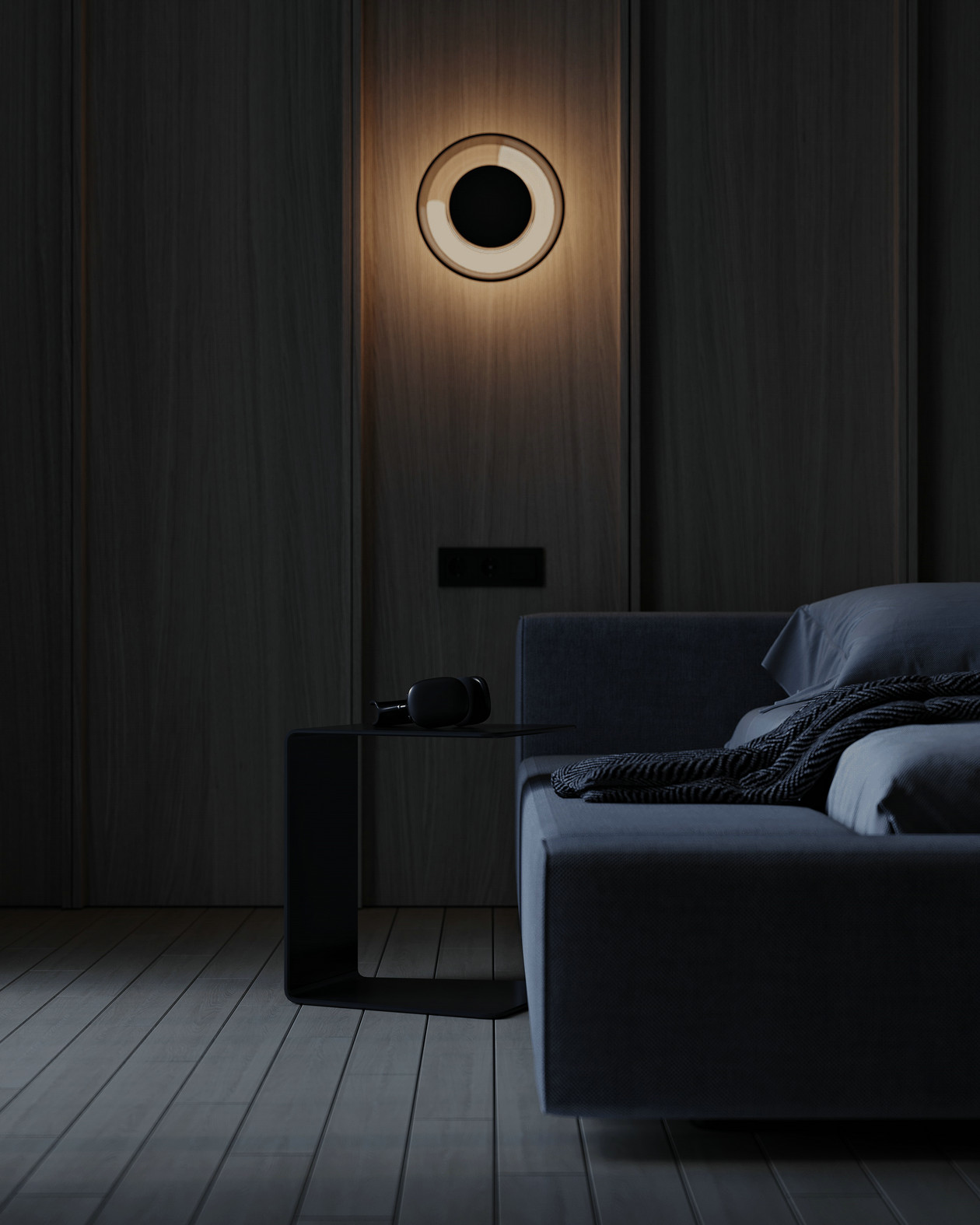 高级灰色系公寓设计 既沉稳又有设计感！-9