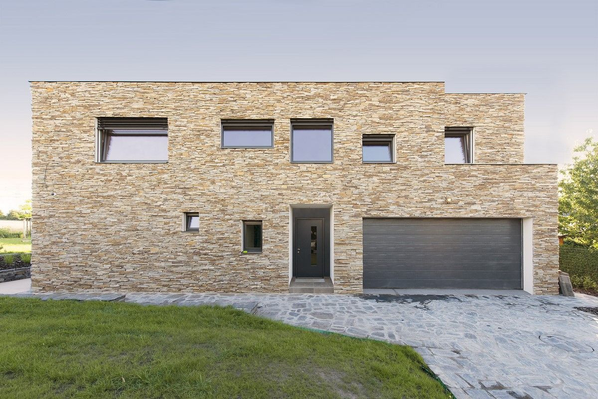 Dolních Břežanech别墅（如“石头般的房子”）丨捷克-7