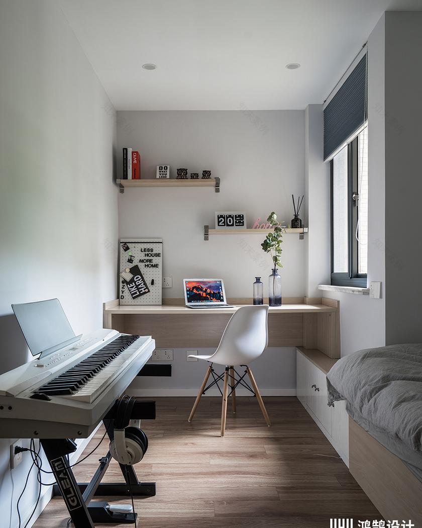 高级暖灰++ 灰咖色的空间魔法 | 客餐厅、书房、次卧、主卧全解析-28