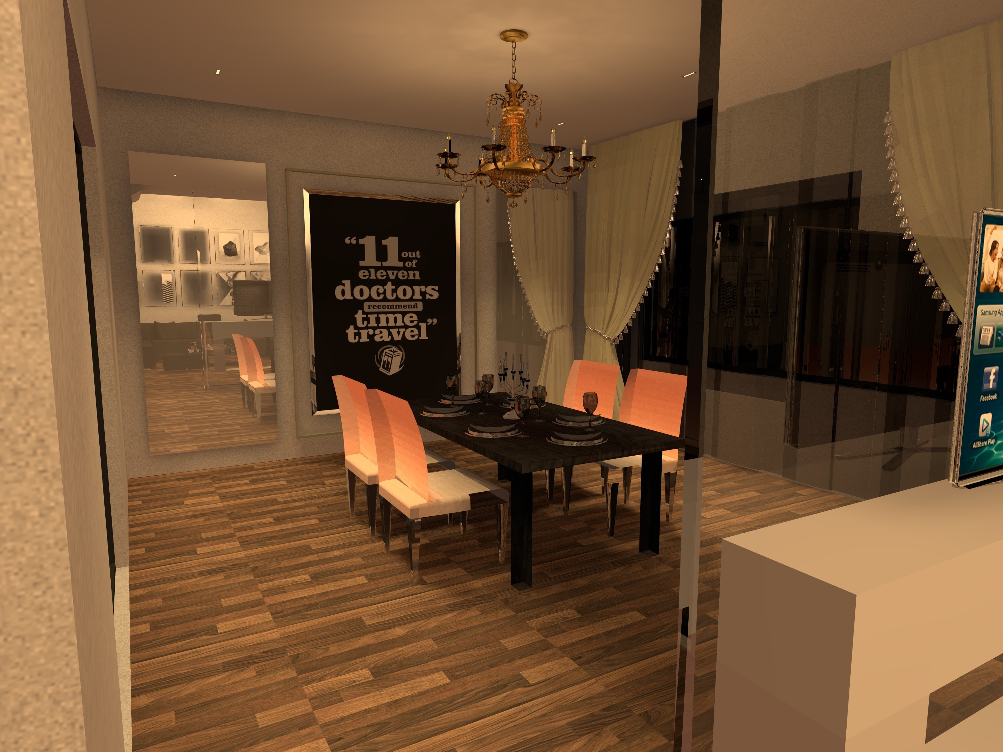 Private Villa Interior lighting design-21