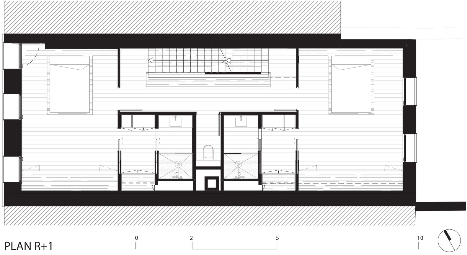 法国图卢兹“T House”融合历史与现代的家庭住宅-30