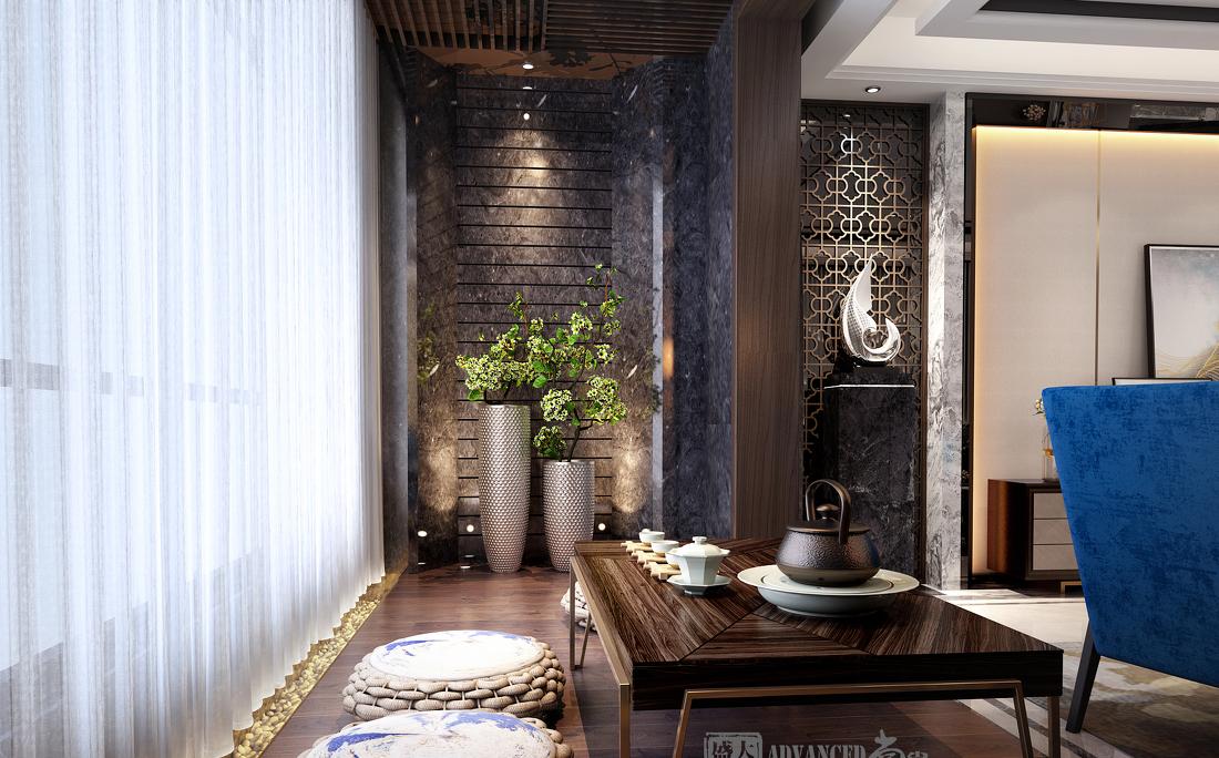 
尚晓明丨云端点墨设计 -180平样板间/水云居 -12