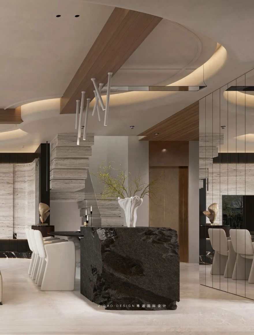 尊道新作|合肥『丽丰璞羽山』500㎡自然主义别墅,让家如有机生命般生长。-220