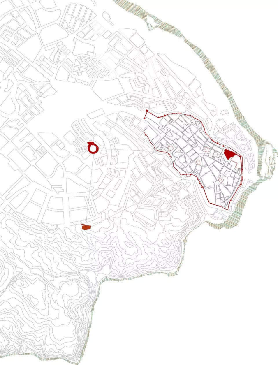 西班牙普拉森西亚礼堂 | 嵌入地下的橙色峡谷明灯-48