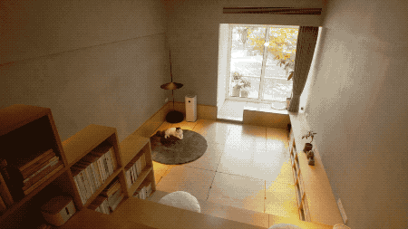 杭州夫妻买下40㎡破房，挖空地板造房中房，下班后在里面释放压力-17